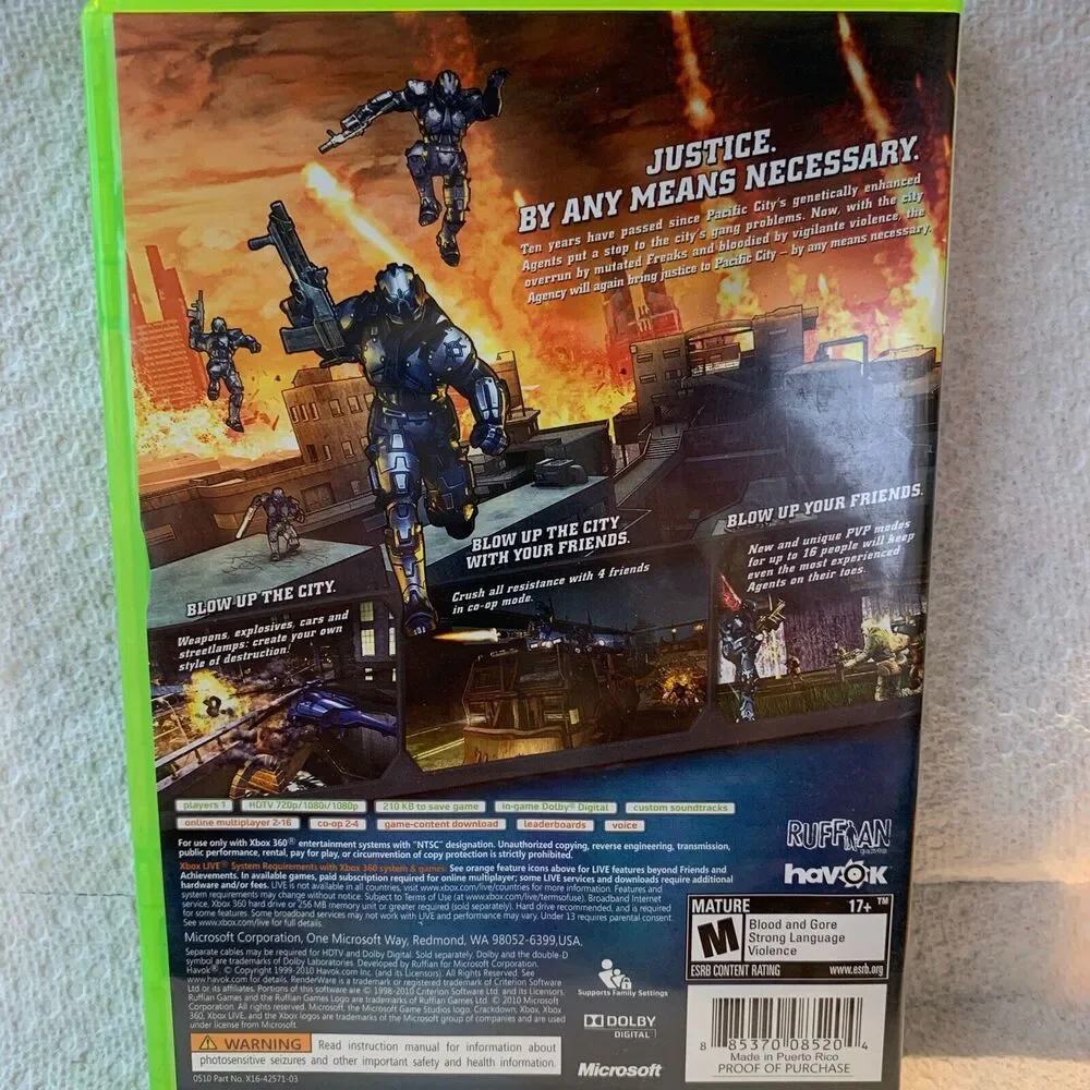 Crackdown 2 (Microsoft Xbox 360, 2010)